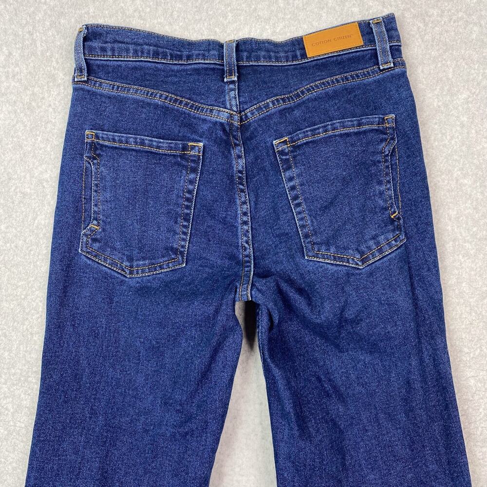 Cotton Citizen Womens 26 Cindy Jean Blue Stretch Denim Button Fly - Picture 7 of 12
